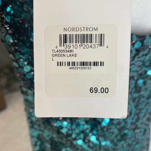 Leith Women’s NWT Y2K Sequin Slip Homecoming  Cocktail Party Dress Size Large - Picture 2 of 8